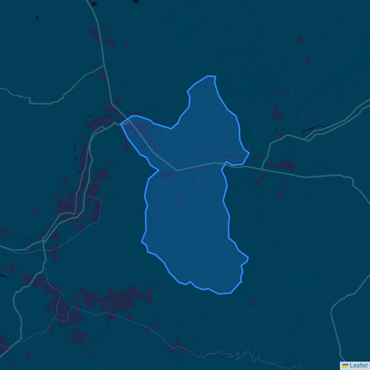 Mapa de la comuna de Hijuelas mostrando los establecimientos educacionales participantes en el Sistema de Admisión Escolar (SAE)