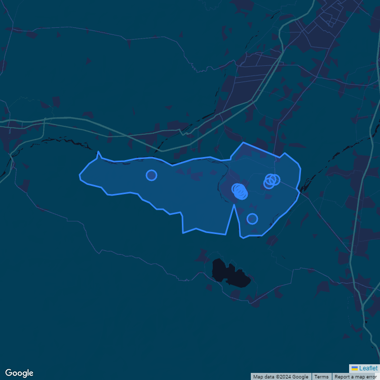 Mapa de la comuna de Isla De Maipo mostrando los establecimientos educacionales participantes en el Sistema de Admisión Escolar (SAE)