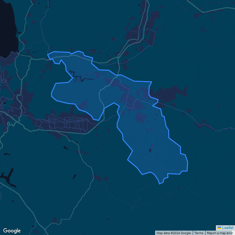 Mapa de la comuna de Limache mostrando los establecimientos educacionales participantes en el Sistema de Admisión Escolar (SAE)