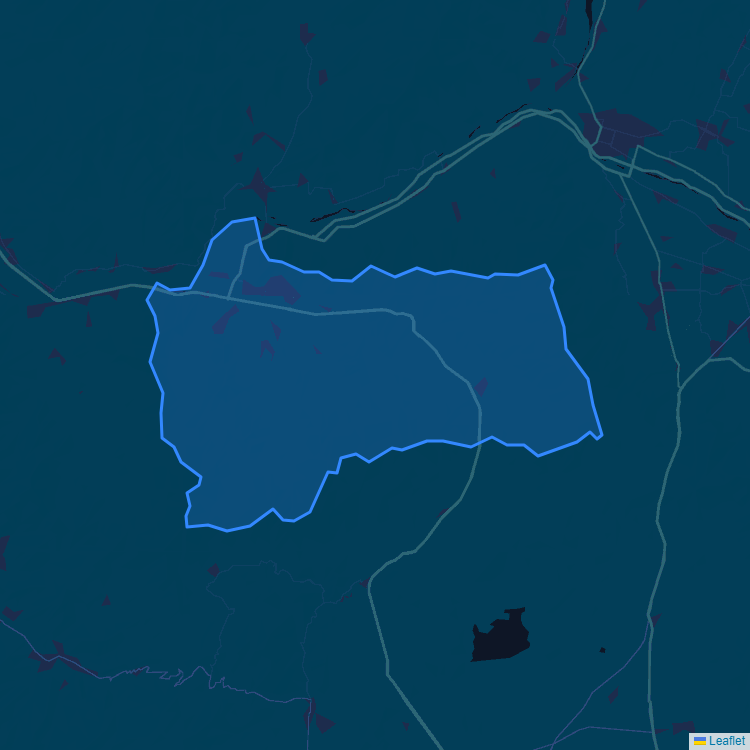 Mapa de la comuna de Llaillay mostrando los establecimientos educacionales participantes en el Sistema de Admisión Escolar (SAE)
