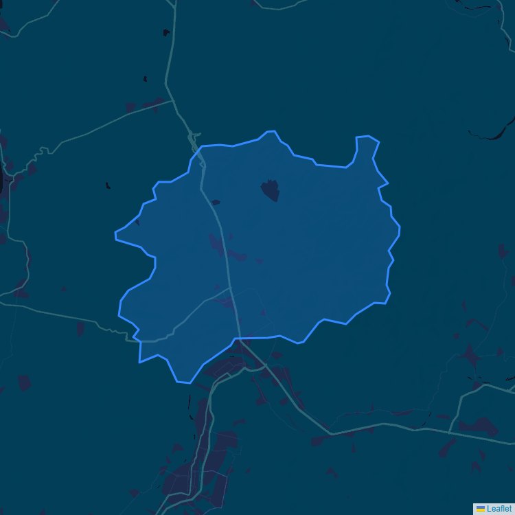 Mapa de la comuna de Nogales mostrando los establecimientos educacionales participantes en el Sistema de Admisión Escolar (SAE)